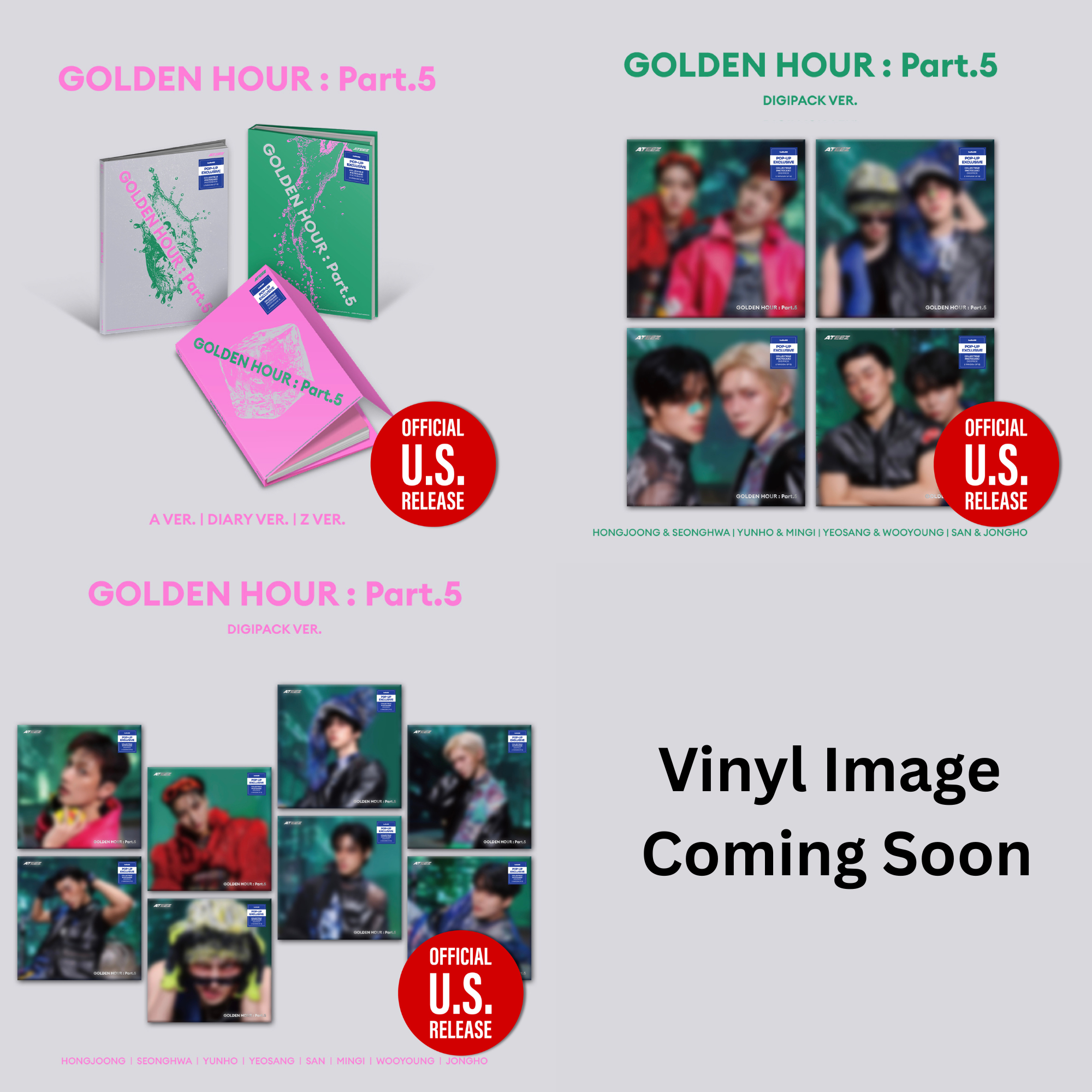 POP-UP Exclusive) ATEEZ - GOLDEN HOUR : Part.5 | K-pop Gateway