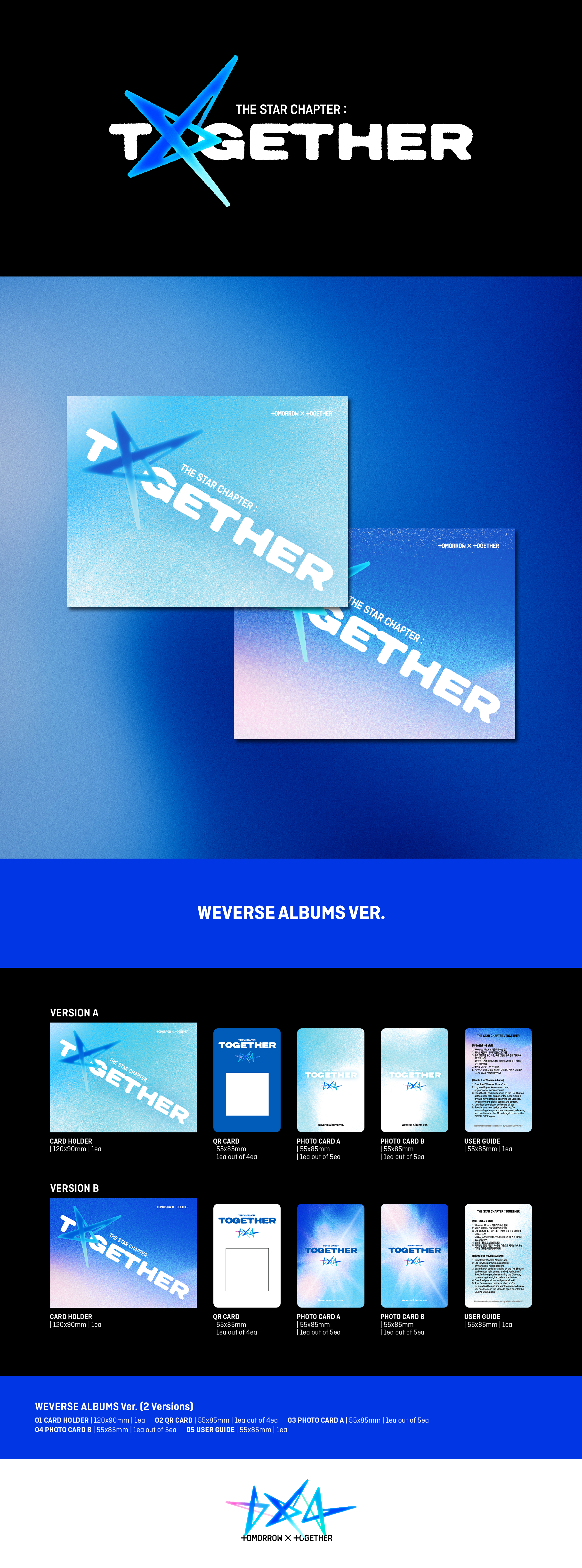 TXT タワレコ パネル The Star Chapter:TOGETHER TOMORROW X TOGETHER - The Star Chapter: TOGETHER[Etched Ver