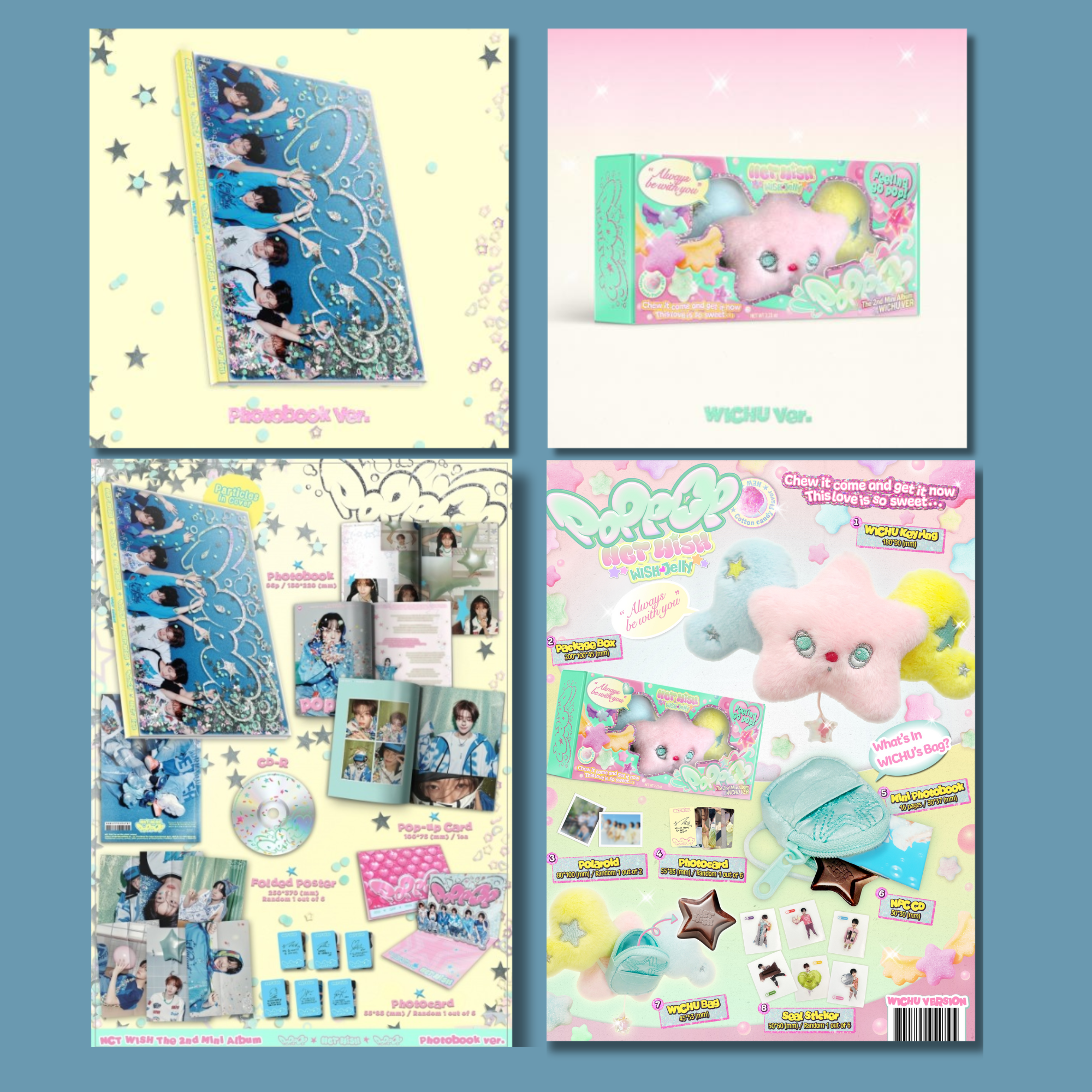 K-POP+アジア NCT - NCT WISH POPPOP (WICHU VER.) NCT WISH, NCT WISH, NCT WISH - NCT WISH [POPPOP] 2nd Mini